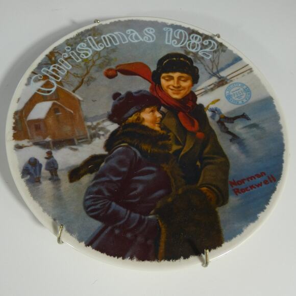 Vintage Decorative Plates Two Norman Rockwell &  One John Silver - Picture 5 of 6